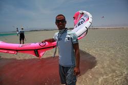 Soma Bay - Red Sea. Beginners Kitesurf instruction and supervision.